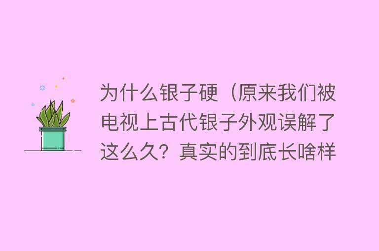 为什么银子硬（原来我们被电视上古代银子外观误解了这么久？真实的到底长啥样？）