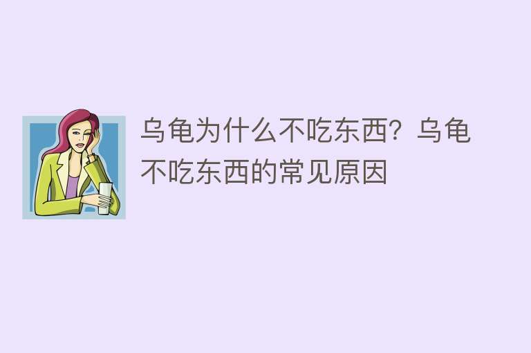 乌龟为什么不吃东西？乌龟不吃东西的常见原因