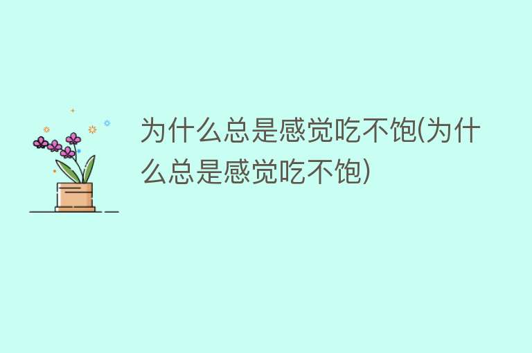 为什么总是感觉吃不饱(为什么总是感觉吃不饱)