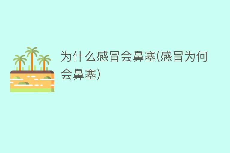 为什么感冒会鼻塞(感冒为何会鼻塞)