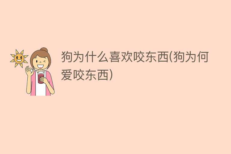 狗为什么喜欢咬东西(狗为何爱咬东西)